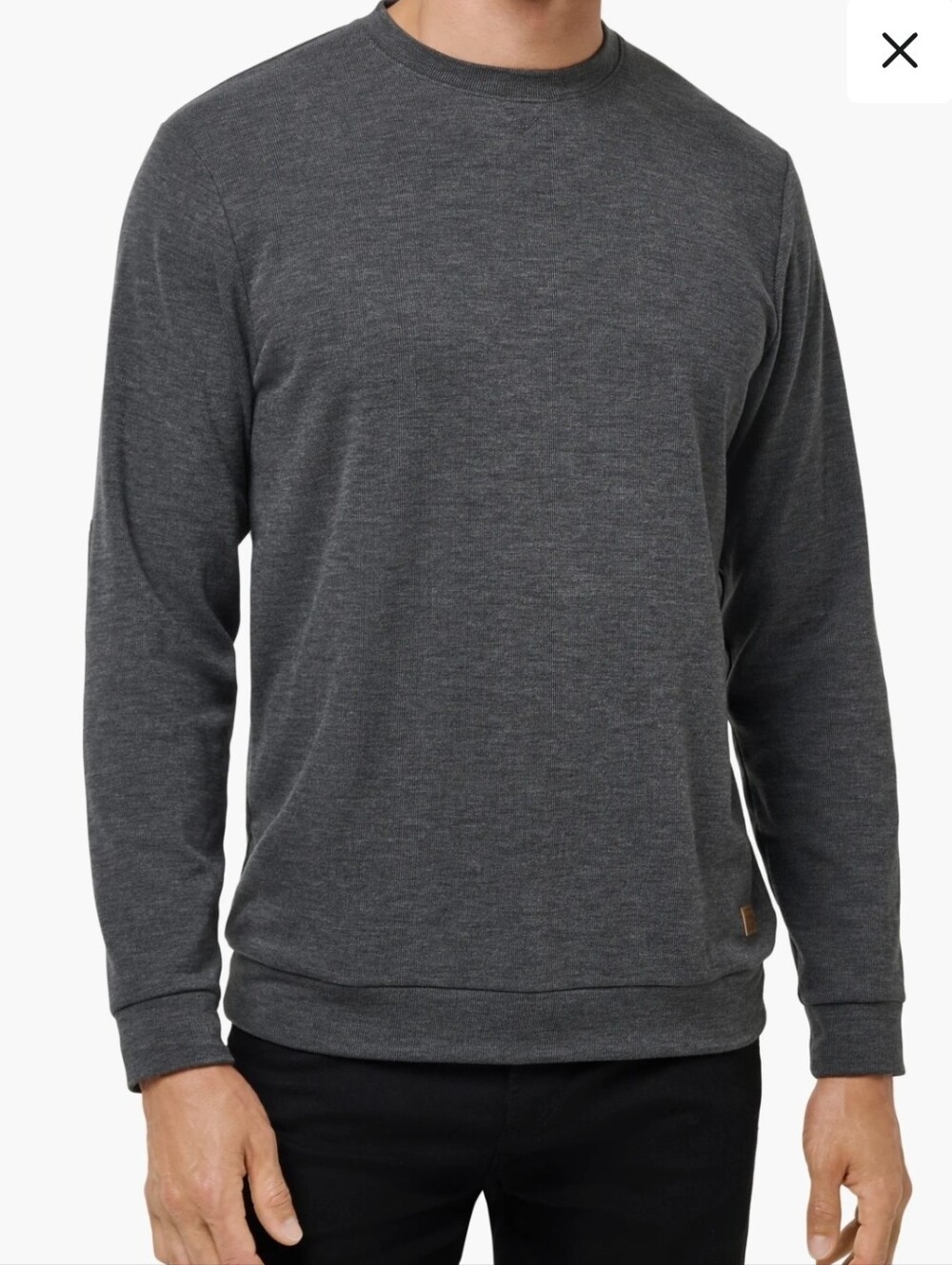Travis Mathew Cloud Connect Charcoal Gray Crewneck Sweater XL $140